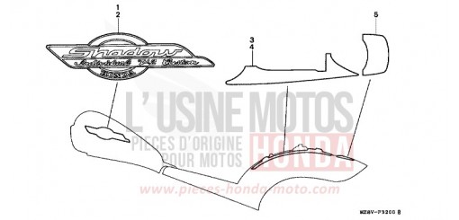 MARQUE (1) VT600CV de 1997